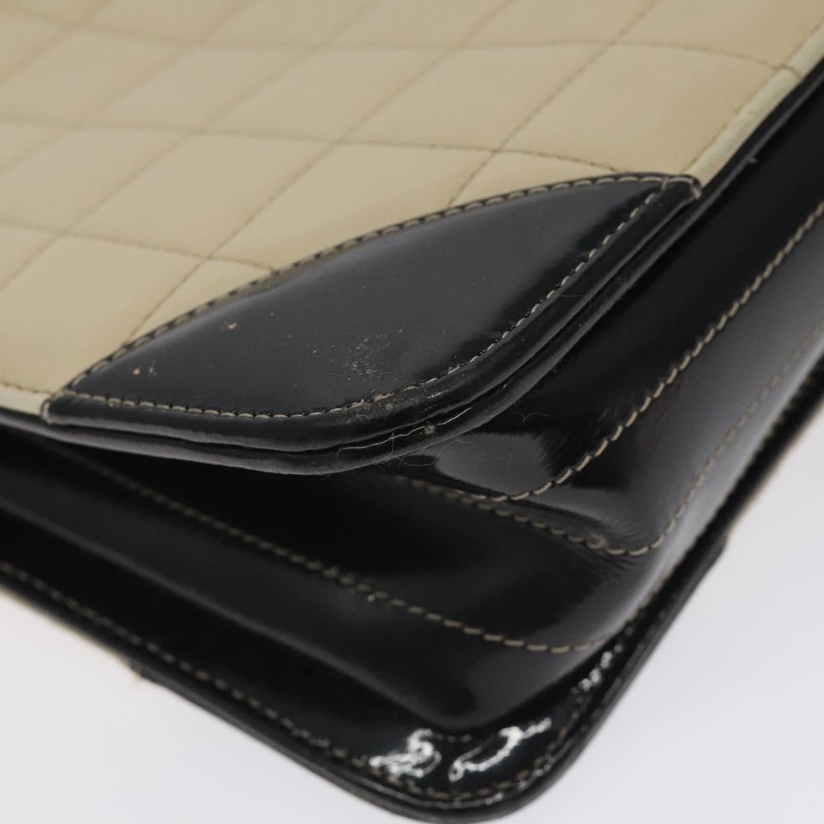 Chanel Chocolate bar, White, Leather, tote