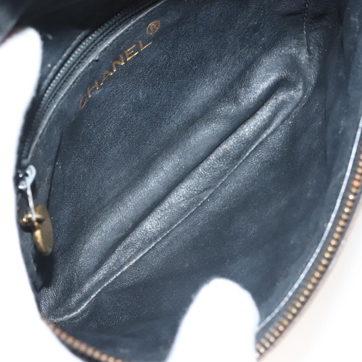 Chanel Vintage, Black, Leather, shoulder