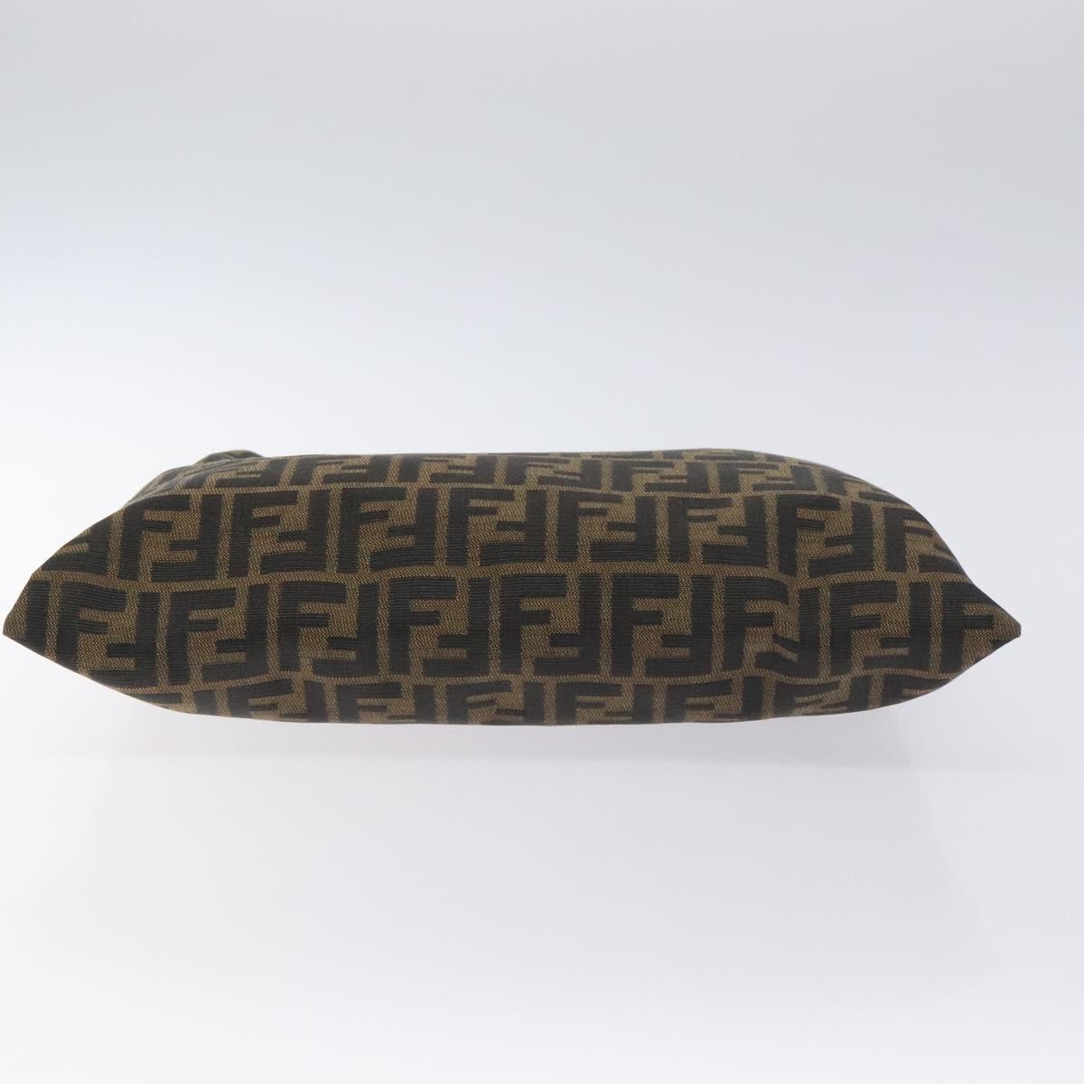 Fendi Zucca, Brown, Canvas, handbag