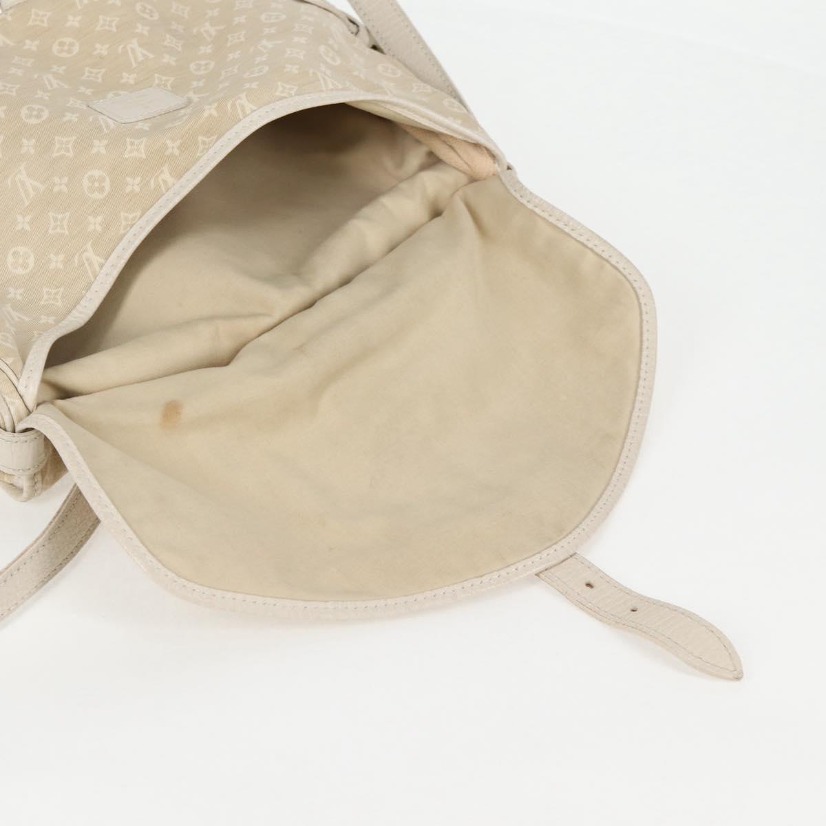 Louis Vuitton Saumur, Beige, Canvas, shoulder