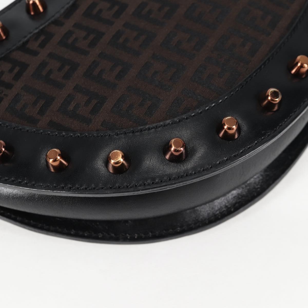 Fendi, Black, Canvas, shoulder