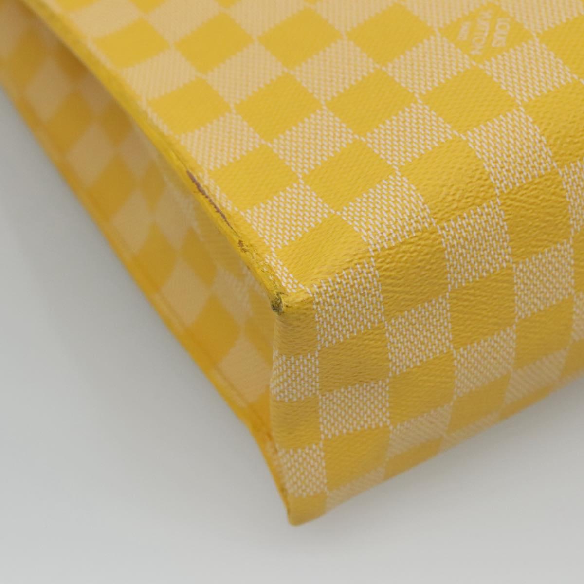 Louis Vuitton, Yellow, Canvas, handbag