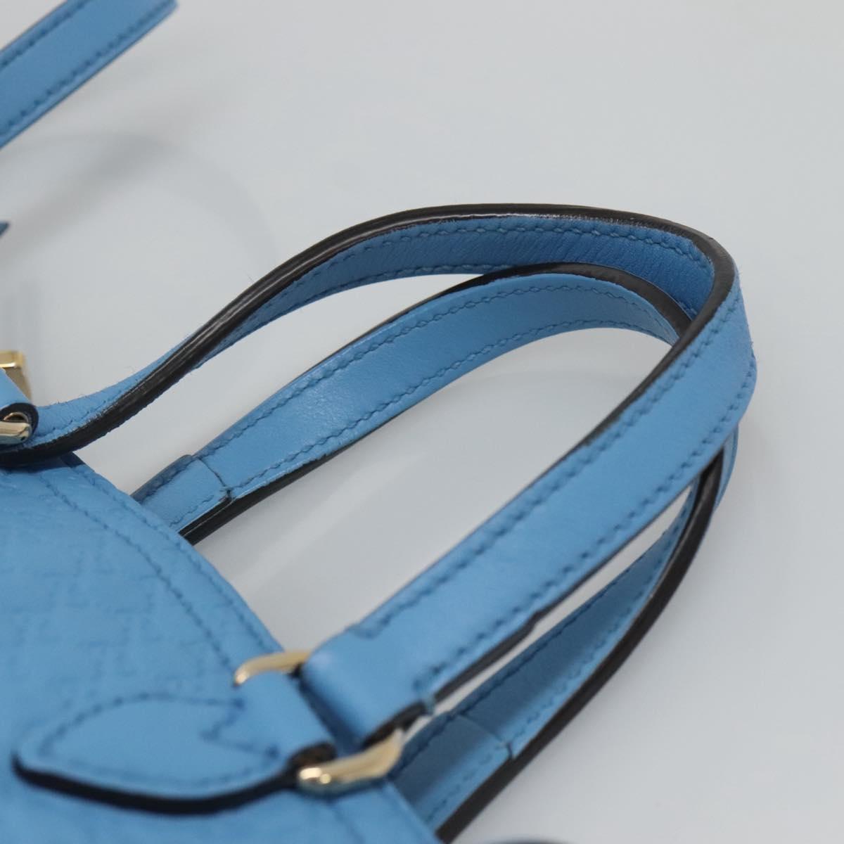 Gucci Micro guccissima, Blue, Leather, handbag
