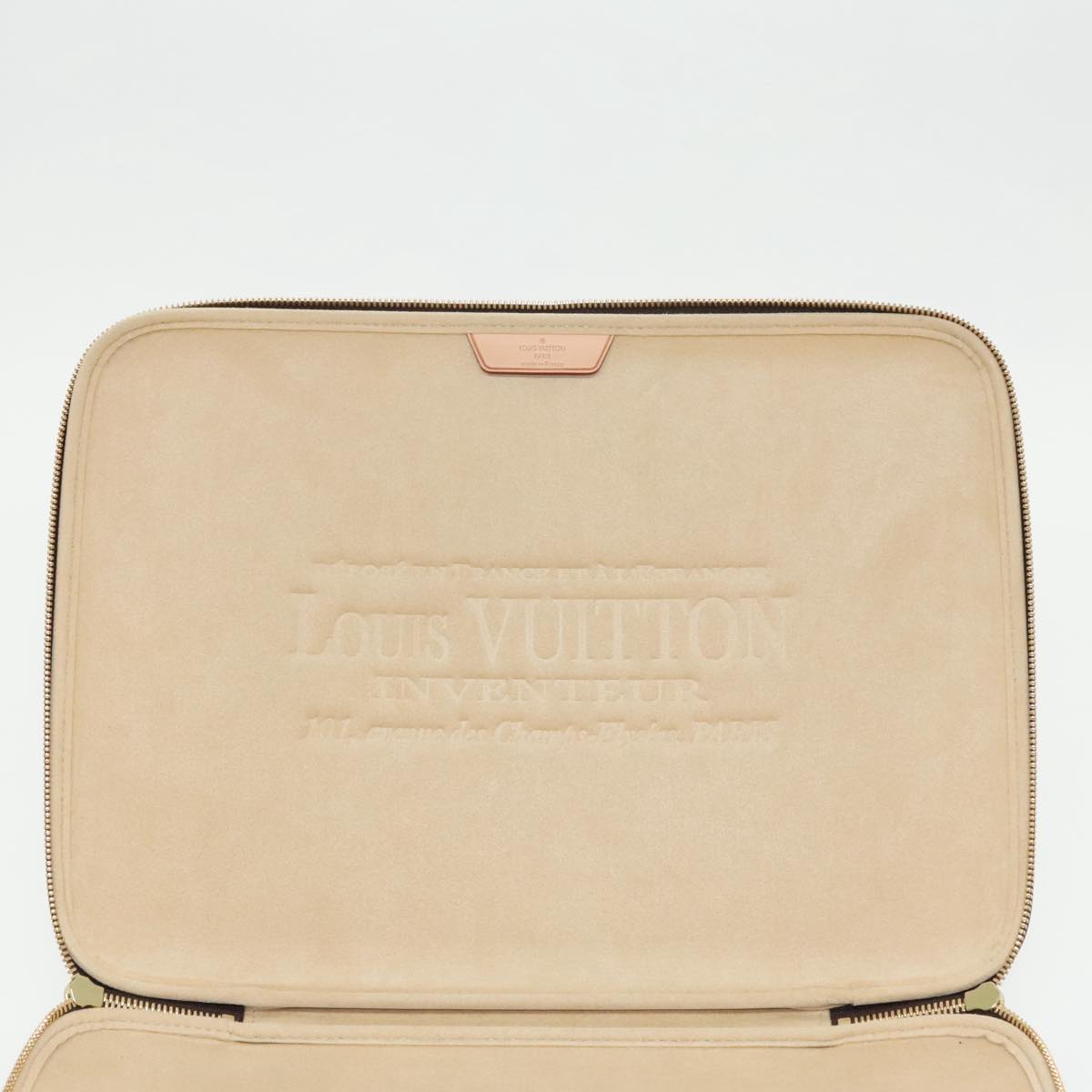Louis Vuitton Housse ordinateur, Brown, Canvas, wallet