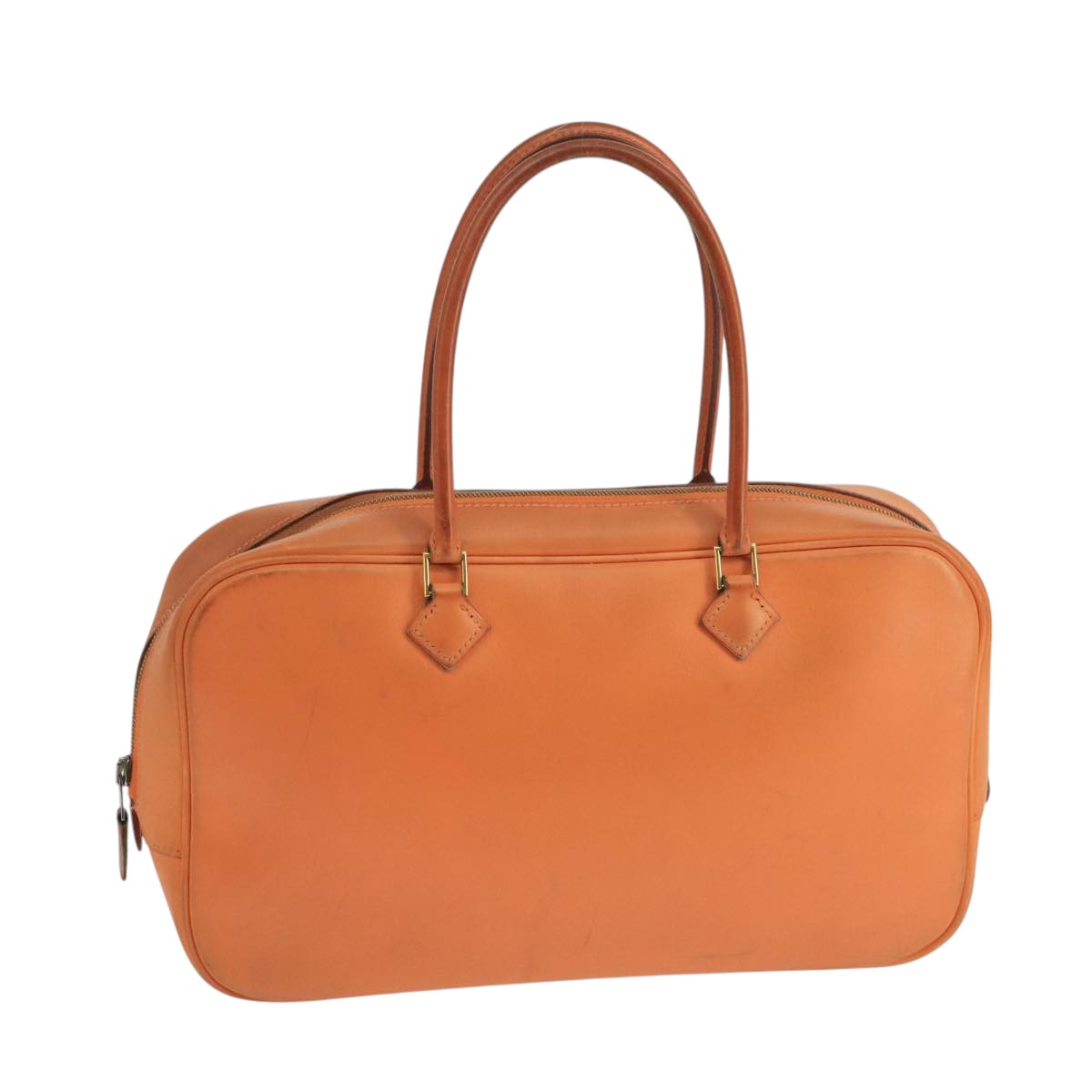 Hermès Plume, Orange, Leather, handbag