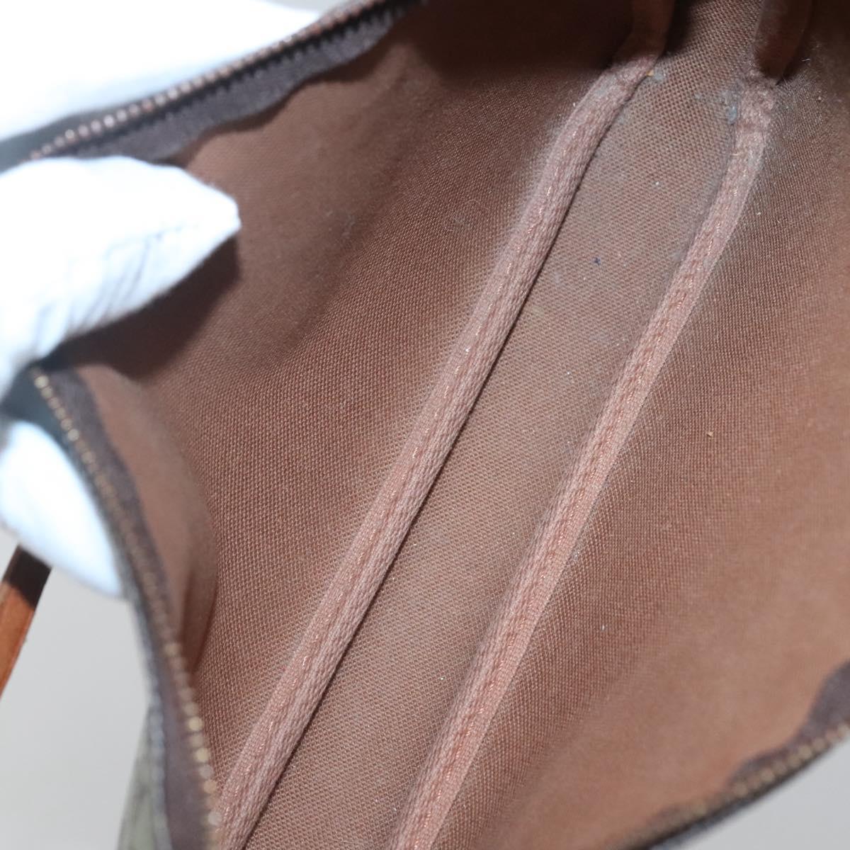 Louis Vuitton Pochette Accessoire, Brown, Canvas, clutch