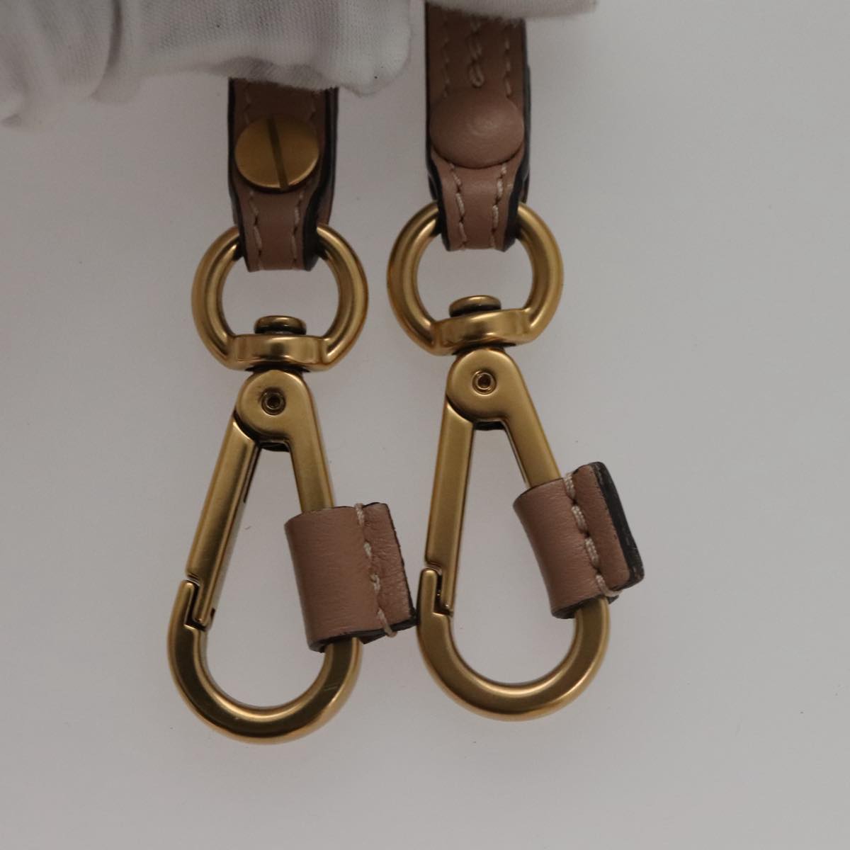 Chloé Nile, Beige, Leather, handbag
