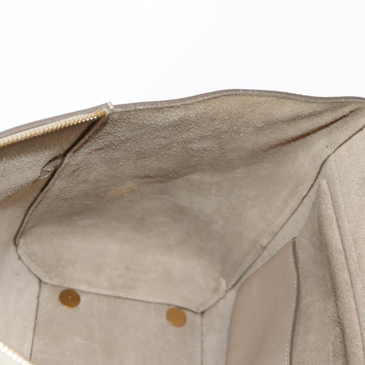 Céline Belt, Beige, Leather, handbag