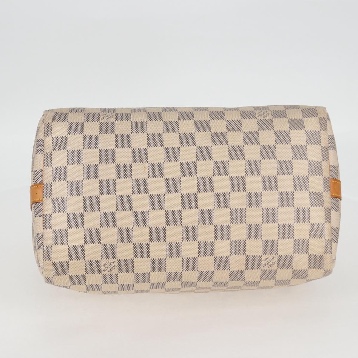 Louis Vuitton Speedy 30, White, Canvas, handbag