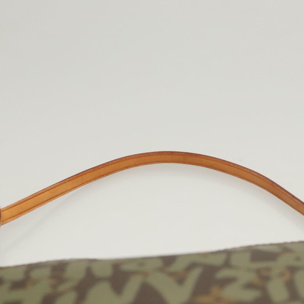 Louis Vuitton Pochette Accessoire, Khaki, Canvas, clutch