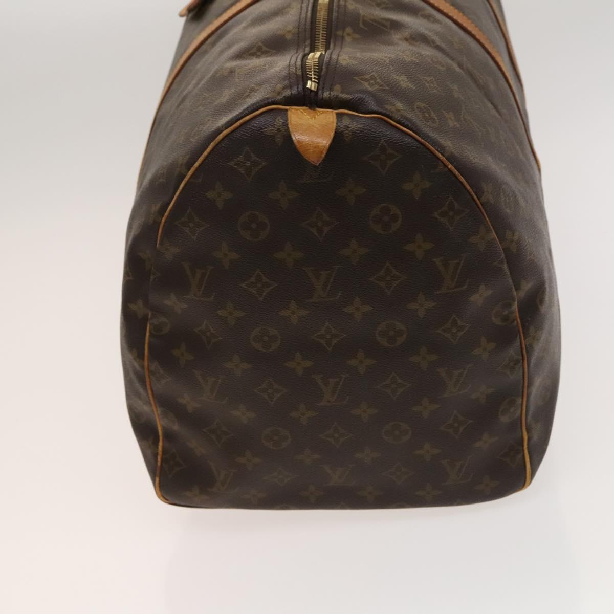 Louis Vuitton Keepall 60, Brown, Canvas, travel