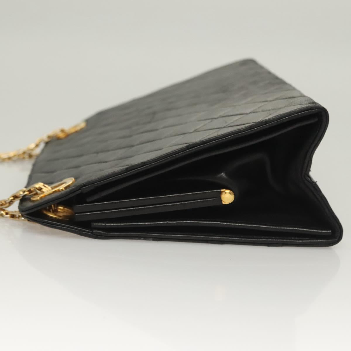 Chanel Vintage, Black, Leather, handbag