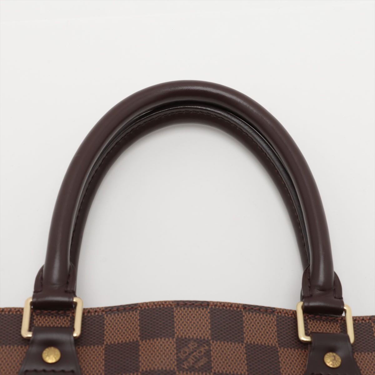 Louis Vuitton Sac plat, Brown, Canvas, shoulder