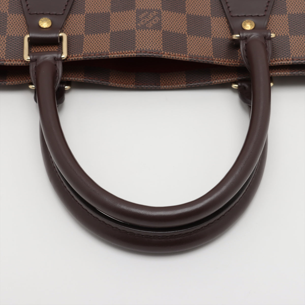 Louis Vuitton Sac plat, Brown, Canvas, shoulder