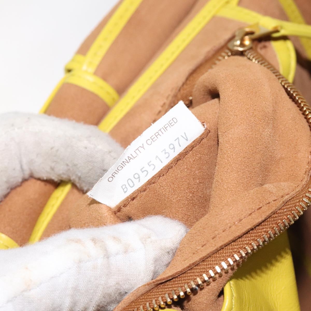 Bottega Veneta Arco, Yellow, Leather, shoulder