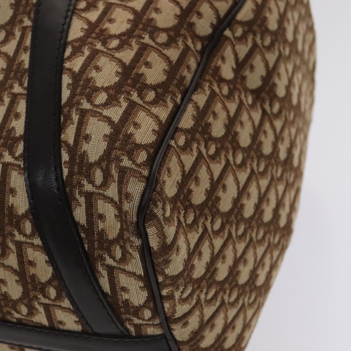 Dior Boston, Brown, Canvas, travel