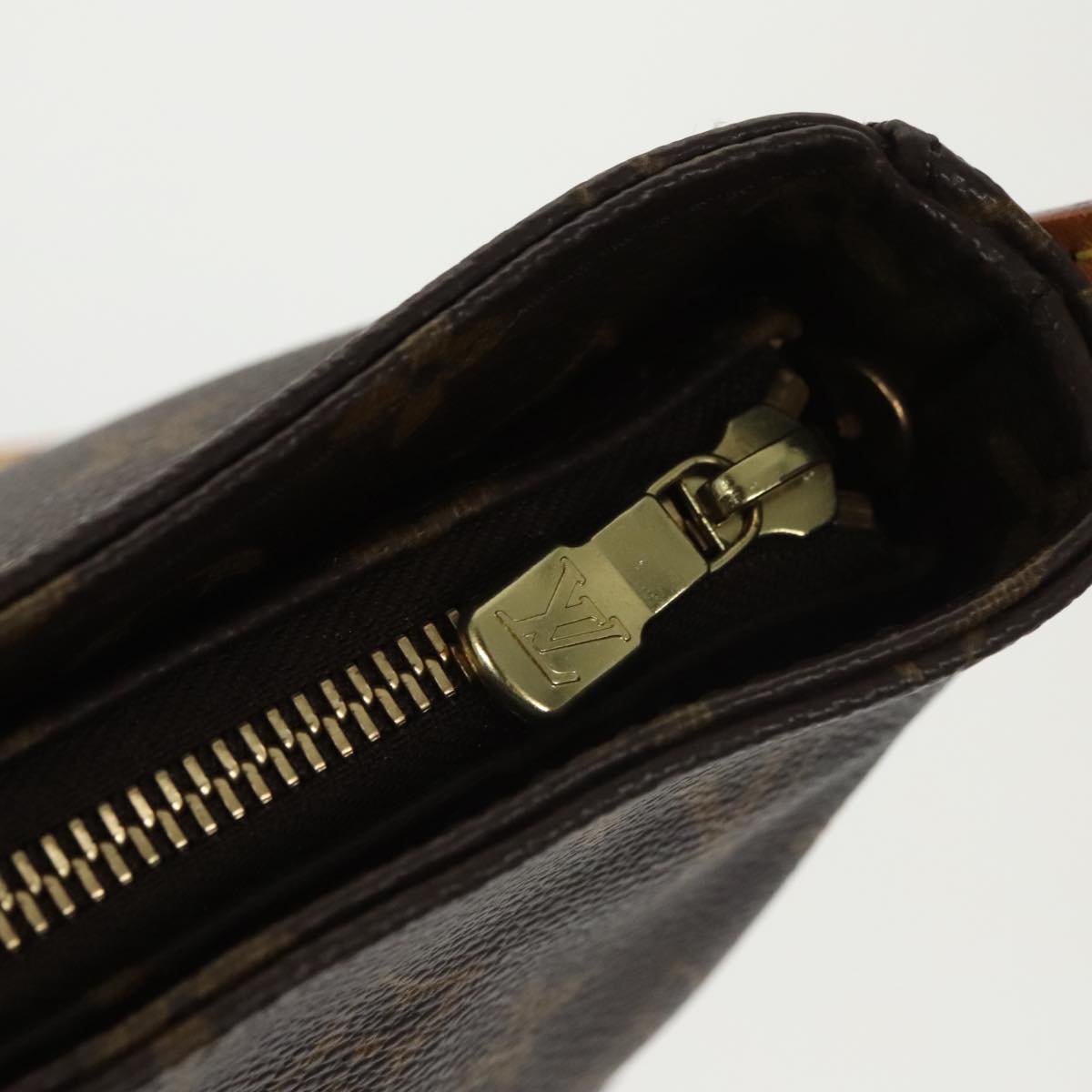 Louis Vuitton Looping GM, Brown, Canvas, handbag