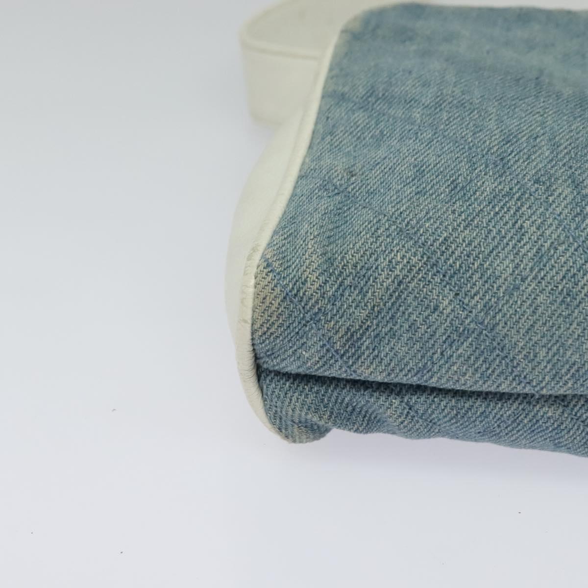 Chanel, Blue, Denim - Jeans, shoulder