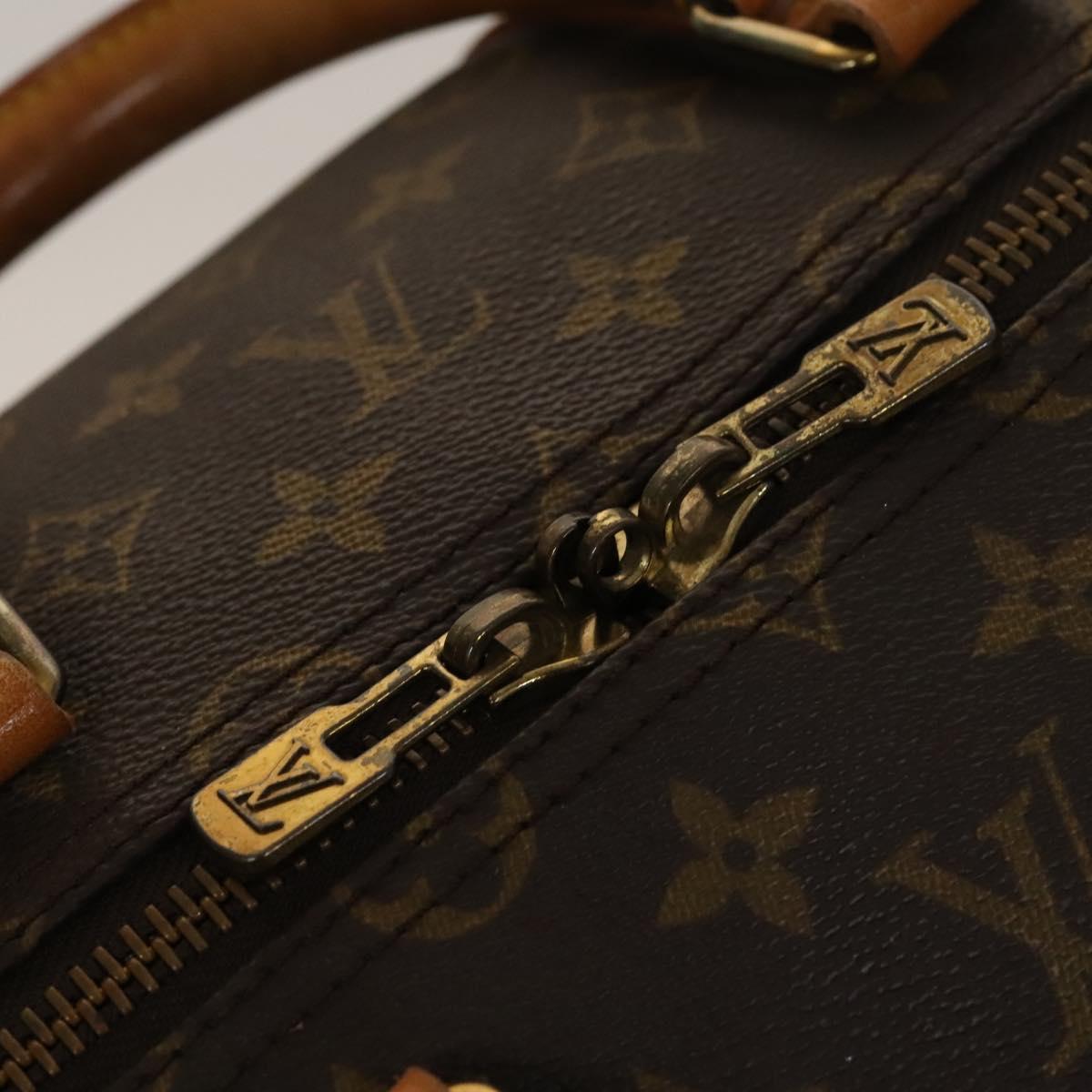 Louis Vuitton Keepall 55, Brown, Canvas, travel