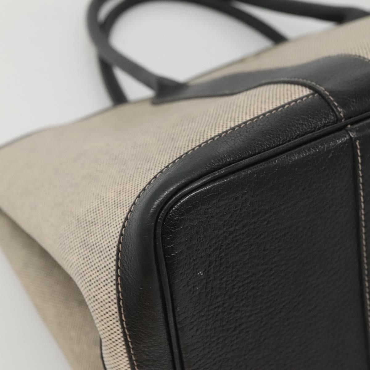 Hermès Garden Party, Beige, Canvas, tote