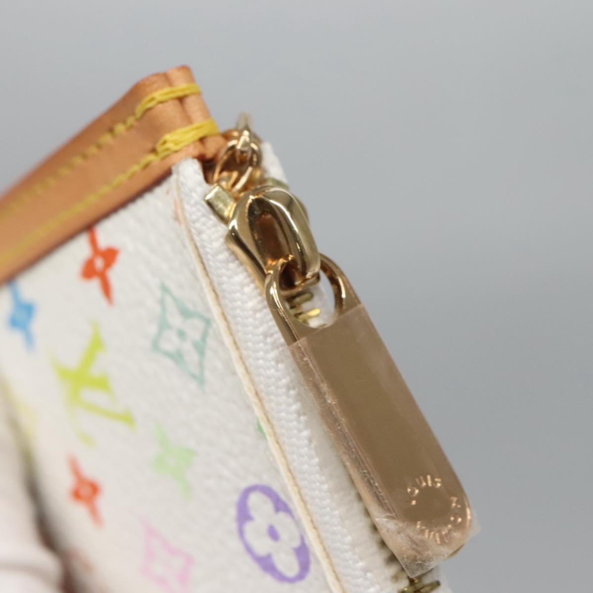 Louis Vuitton Pochette Clés, Multicolour, Canvas, wallet