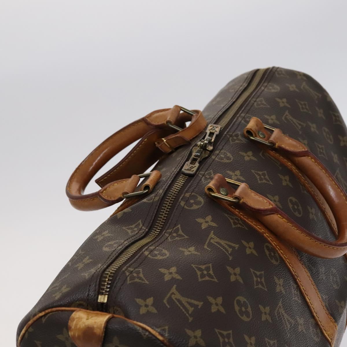 Louis Vuitton Keepall 45, Brown, Canvas, travel