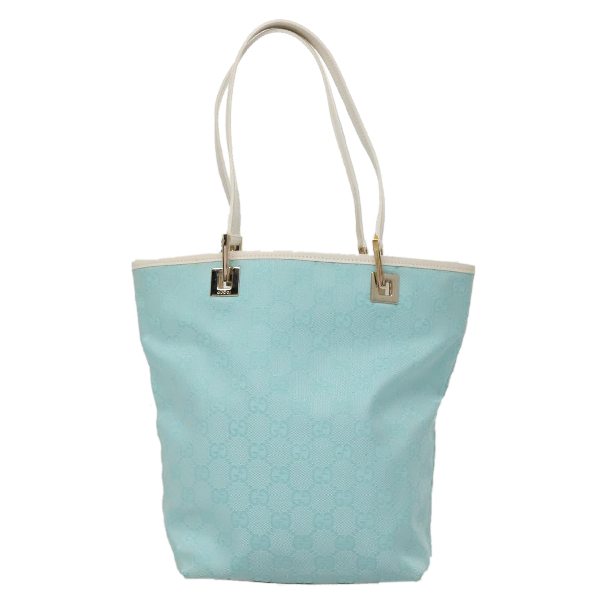 Gucci GG canvas, Blue, Canvas, tote