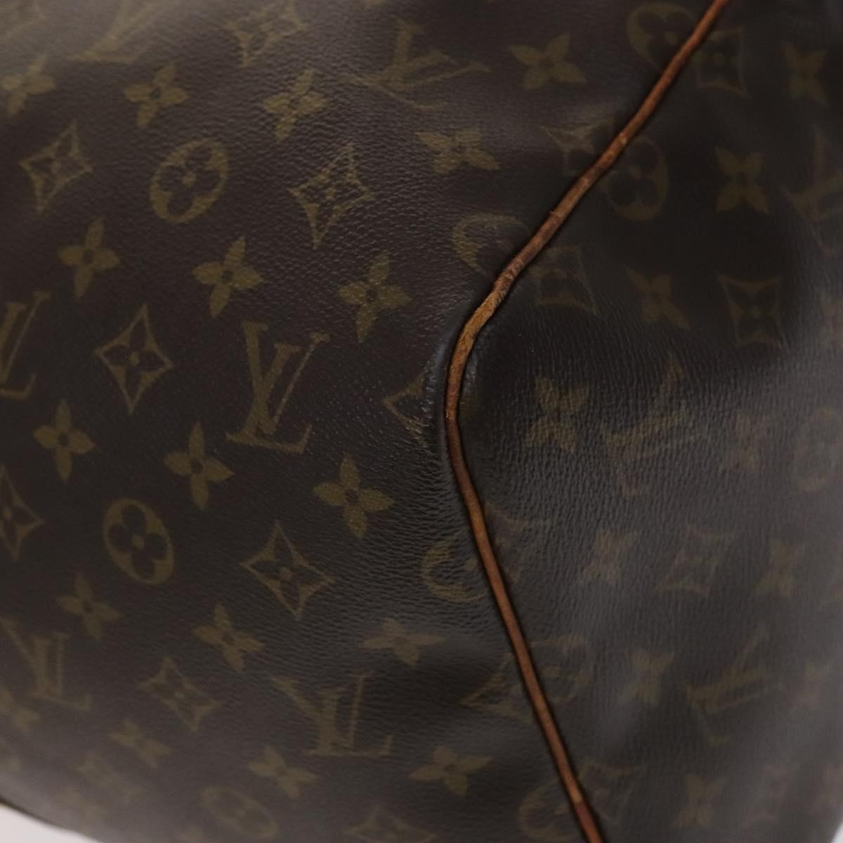 Louis Vuitton Keepall 55, Brown, Canvas, travel