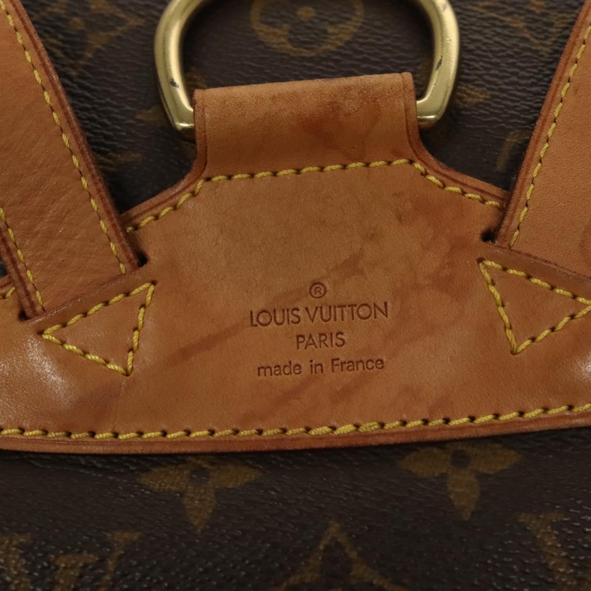 Louis Vuitton Montsouris MM, Brown, Canvas, backpack