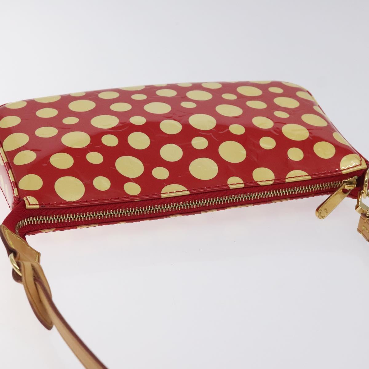 Louis Vuitton Pochette Accessoire, Red, Patent Leather, clutch