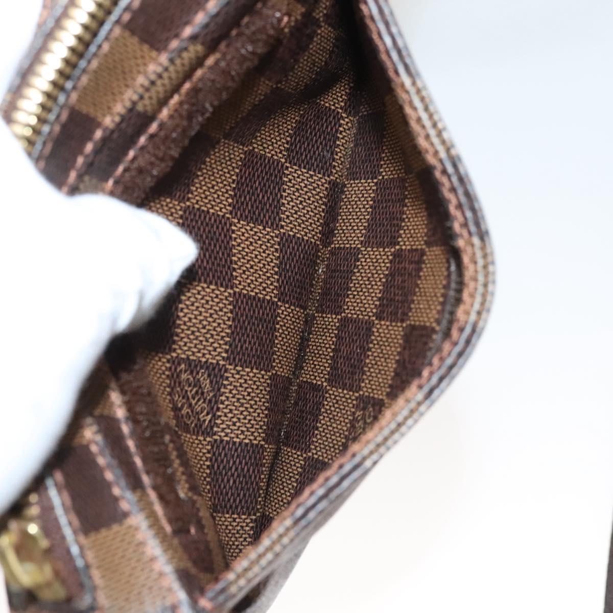 Louis Vuitton Geronimo, Brown, Canvas, shoulder