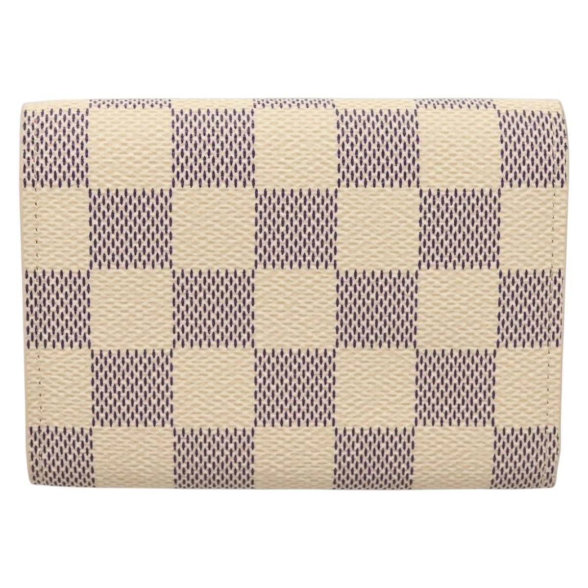 Louis Vuitton Rosalie, White, Canvas, wallet