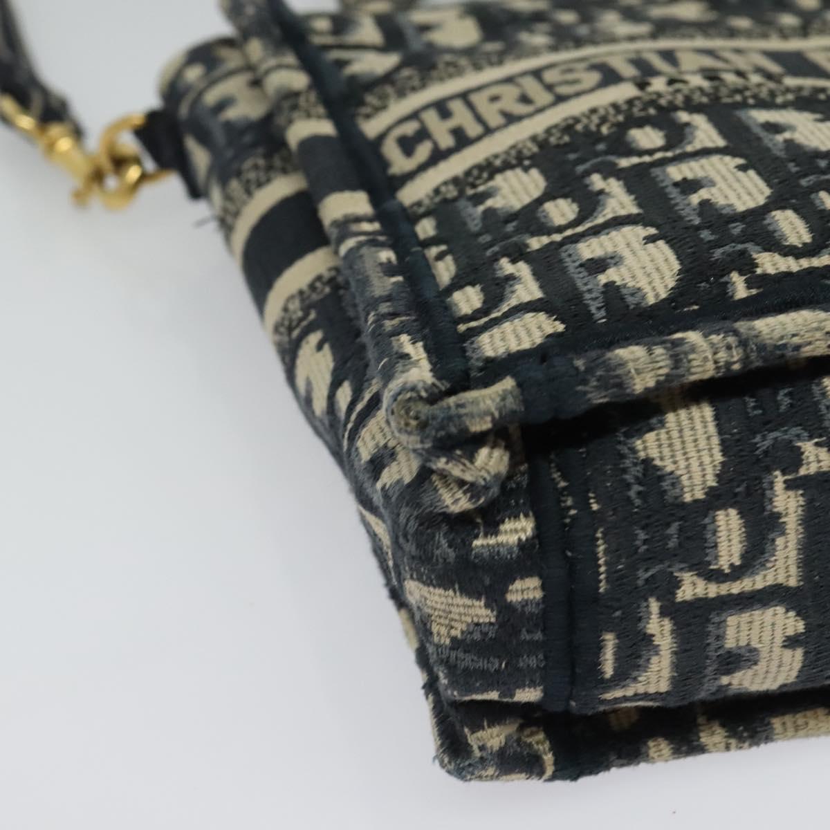 Dior Book Tote, Navy, Canvas, handbag