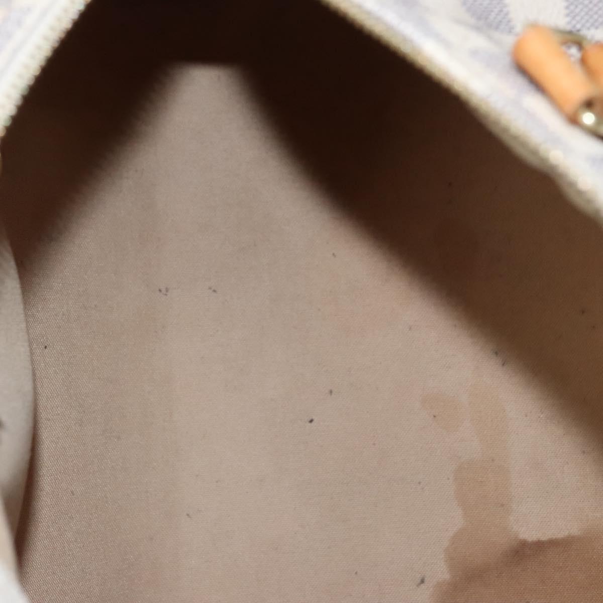 Louis Vuitton Speedy 30, White, Canvas, handbag