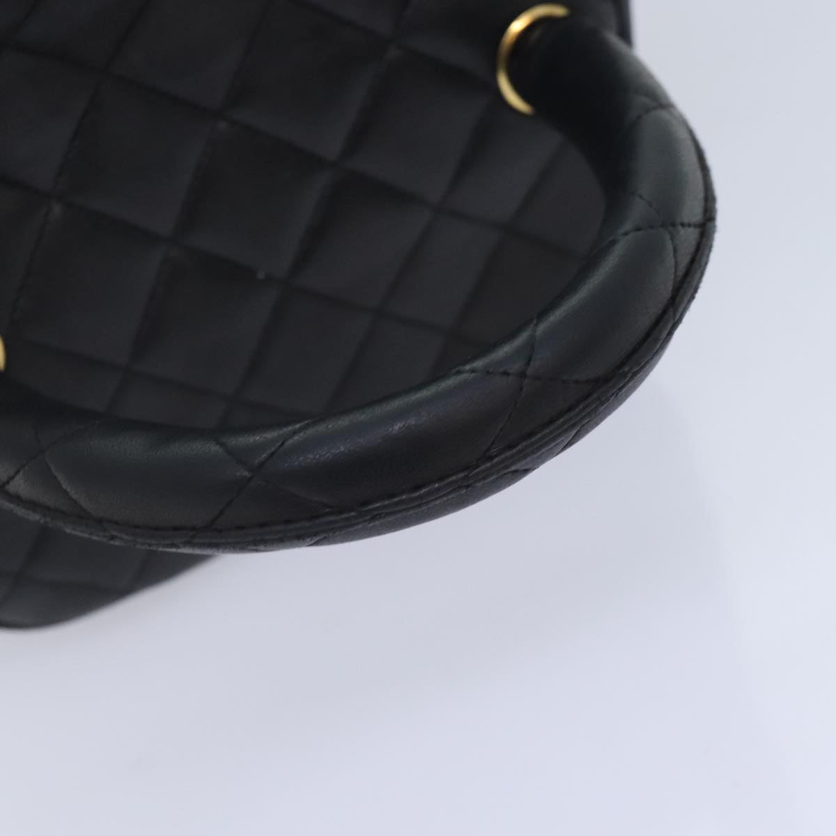 Chanel Vanity, Black, Leather, handbag