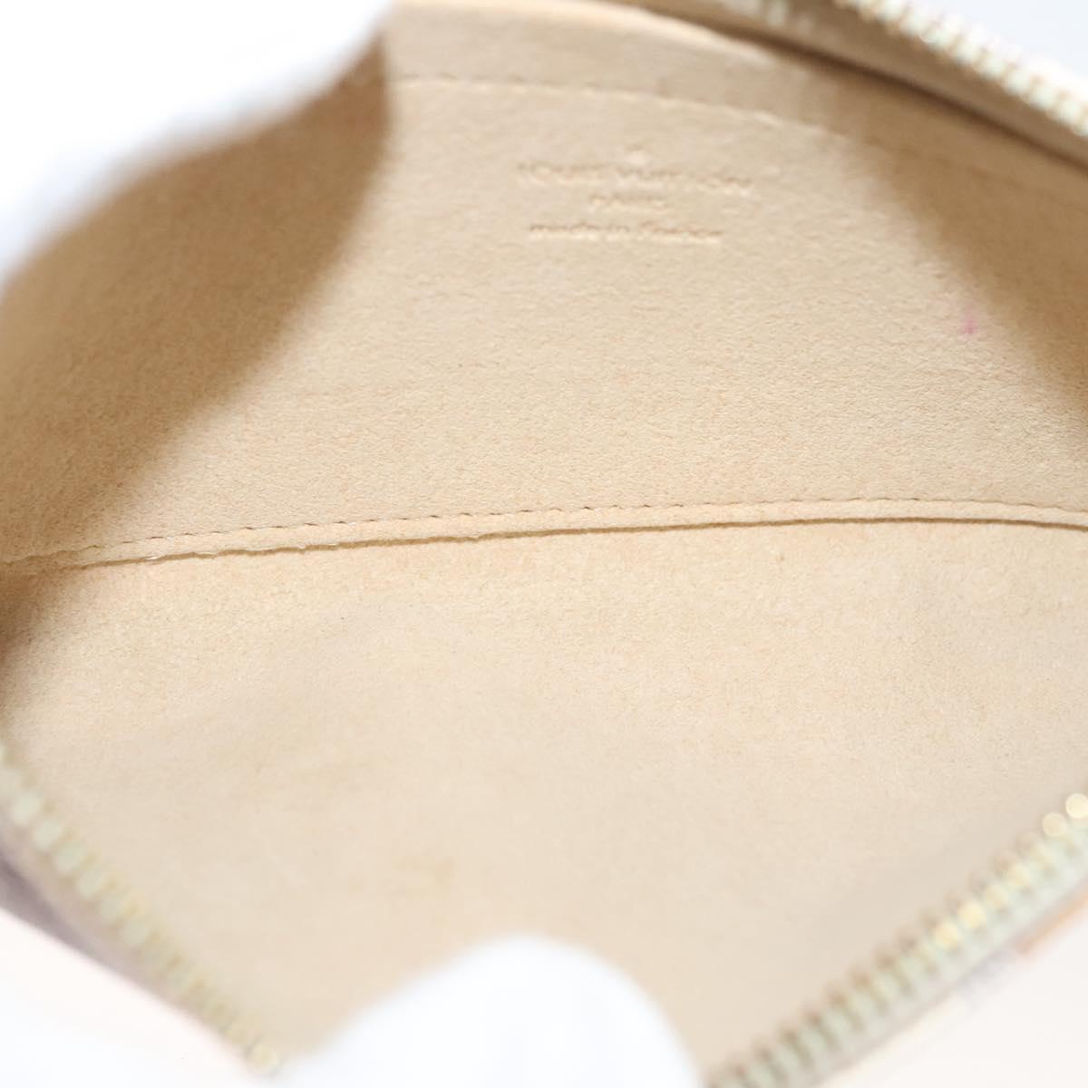 Louis Vuitton Pochette Accessoire, White, Canvas, clutch