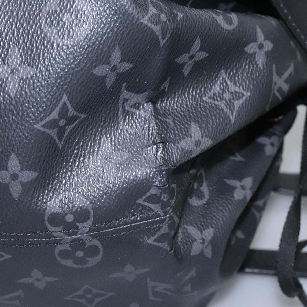 Louis Vuitton Eclipse, Grey, Canvas, tote