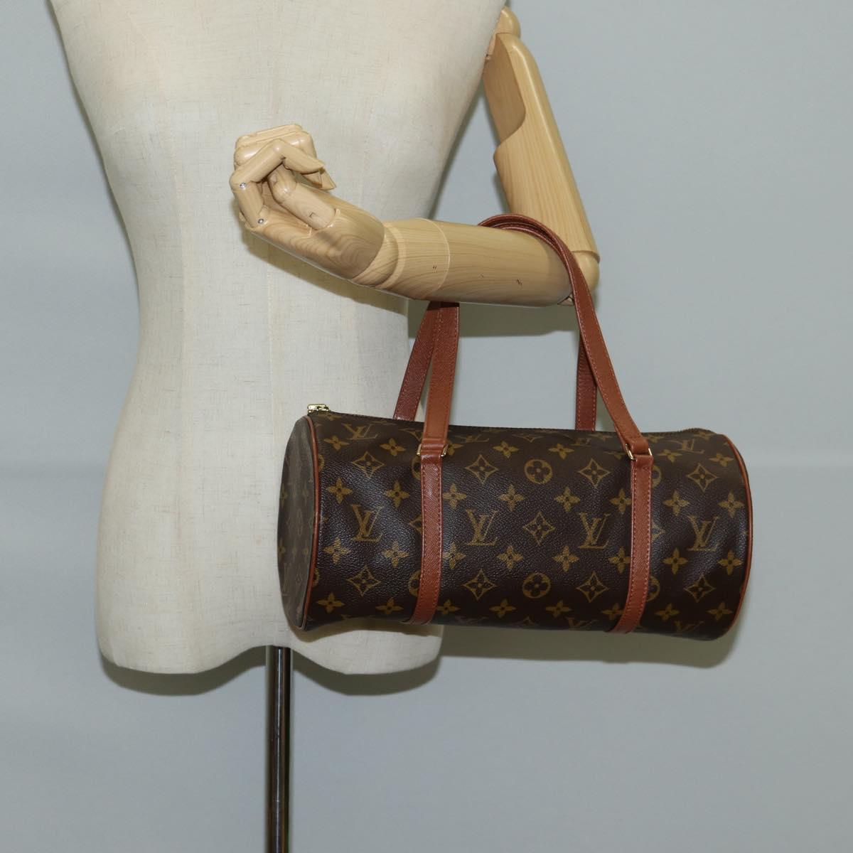 Louis Vuitton Papillon 30, Brown, Canvas, handbag