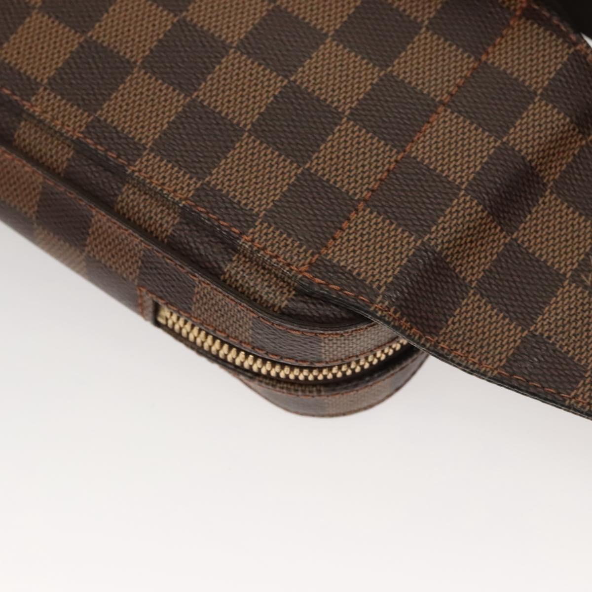 Louis Vuitton Geronimo, Brown, Canvas, shoulder