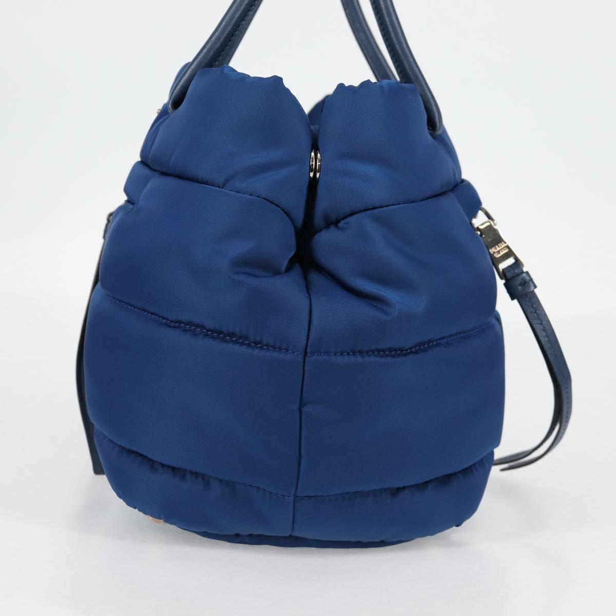 Prada Re-Nylon, Blue, NYLON, handbag