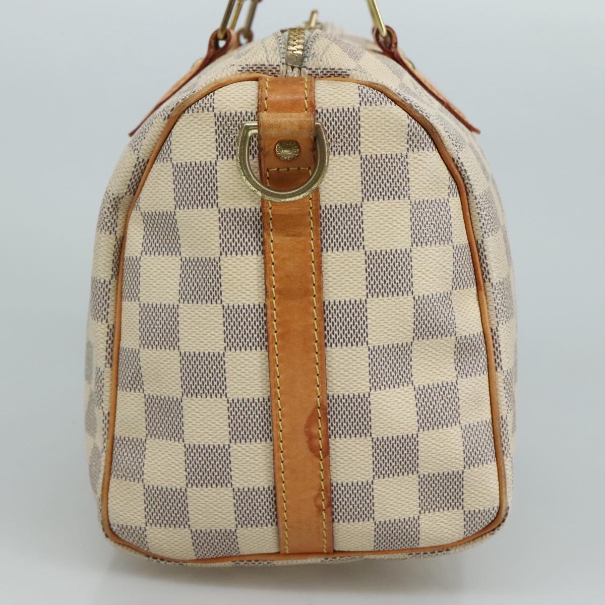 Louis Vuitton Speedy bandoulière 25, White, Canvas, handbag