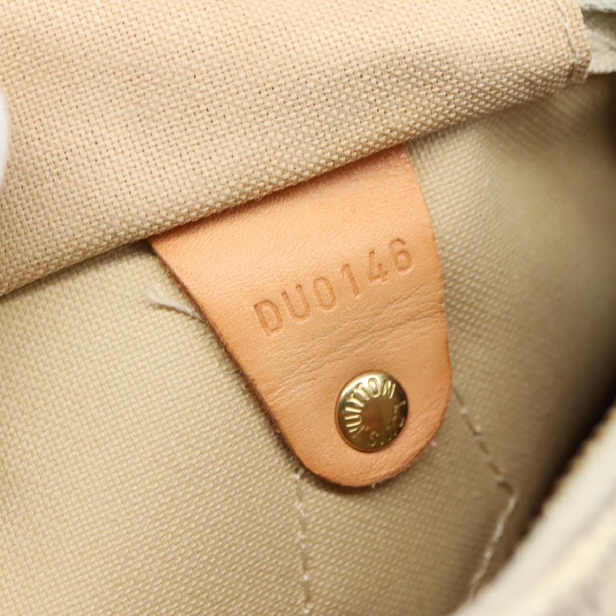Louis Vuitton Speedy bandoulière 25, White, Canvas, handbag