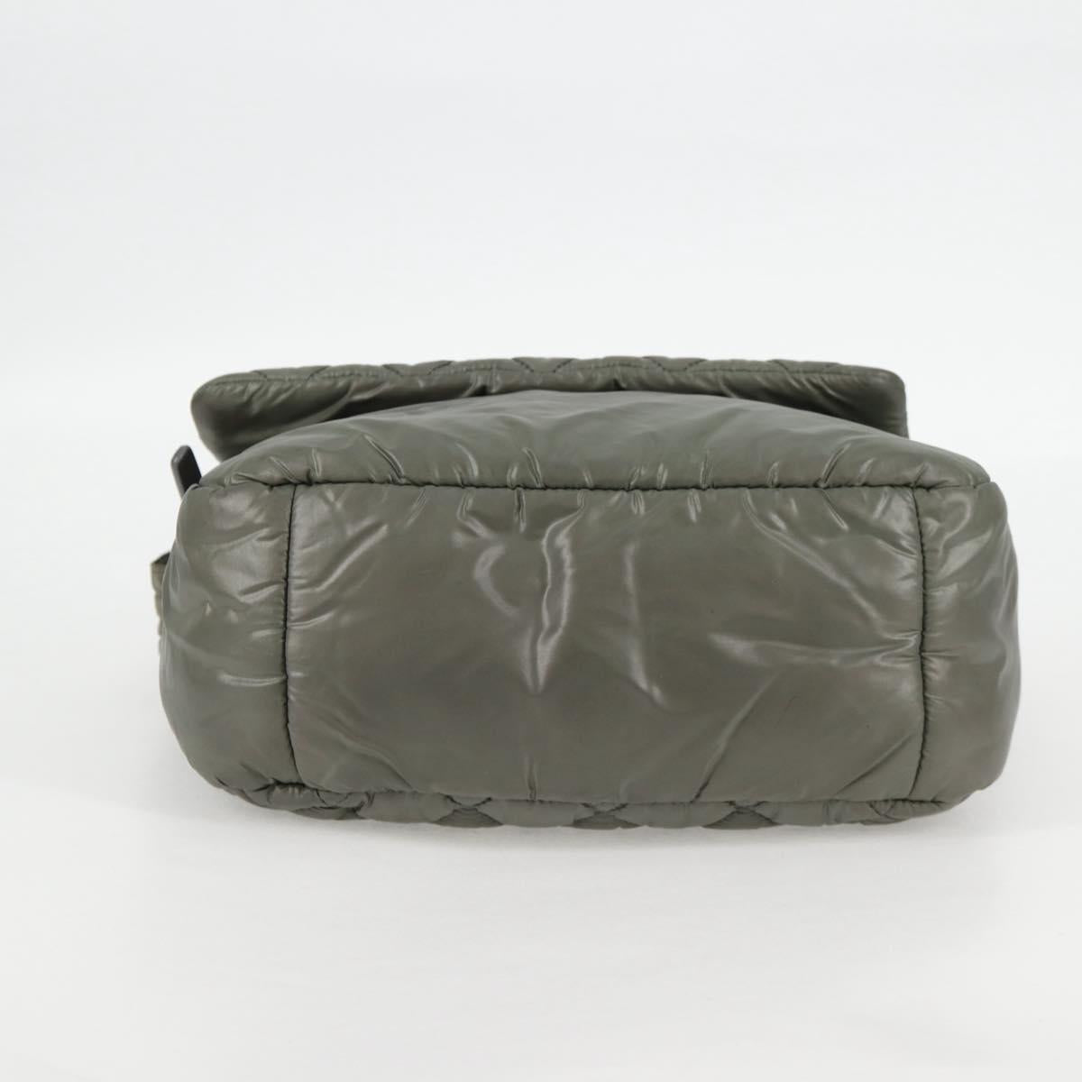 Chanel Coco Cocoon, Khaki, NYLON, shoulder