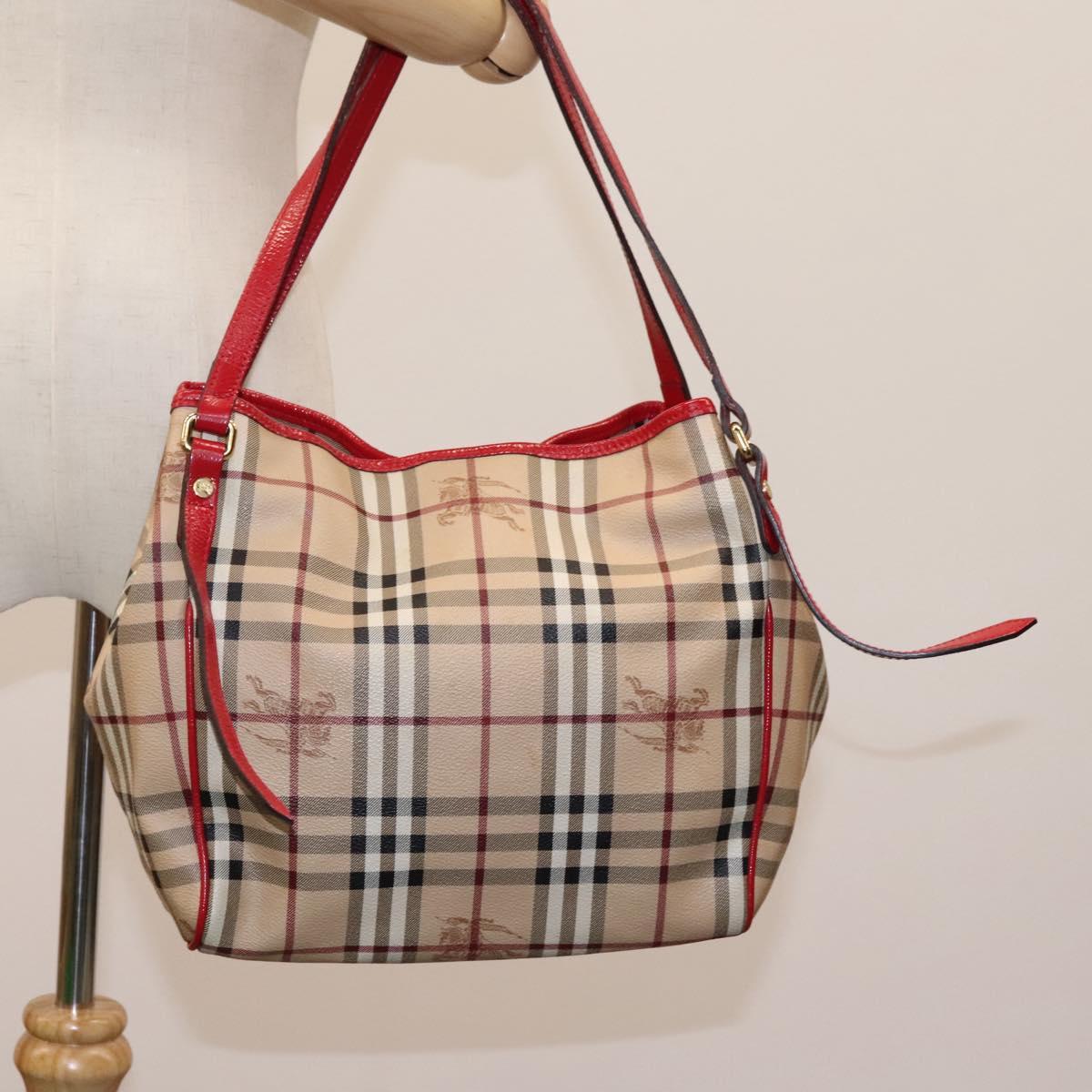 Burberry Nova Check, Beige, Canvas, shoulder