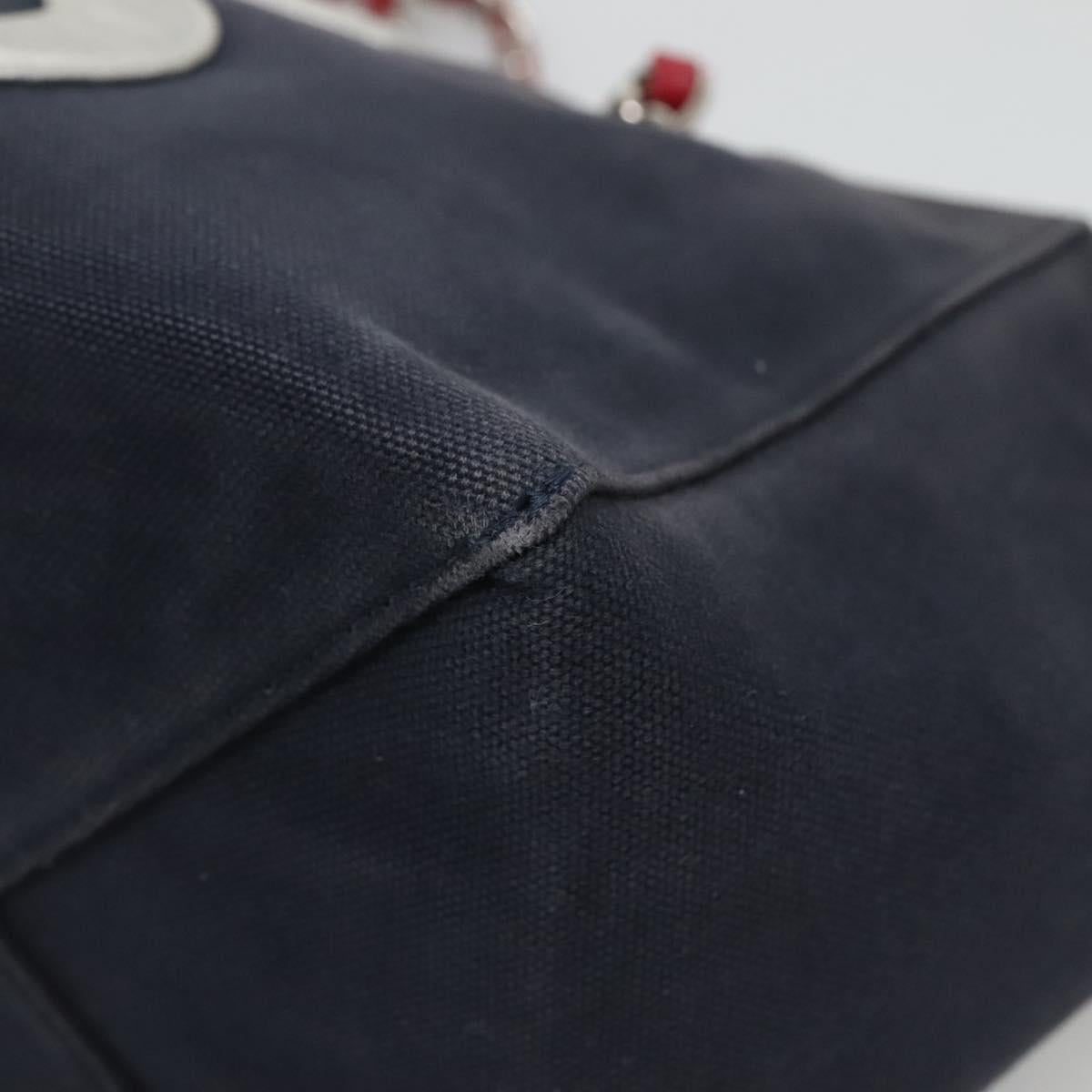 Chanel Numero 5, Navy, Canvas, shoulder