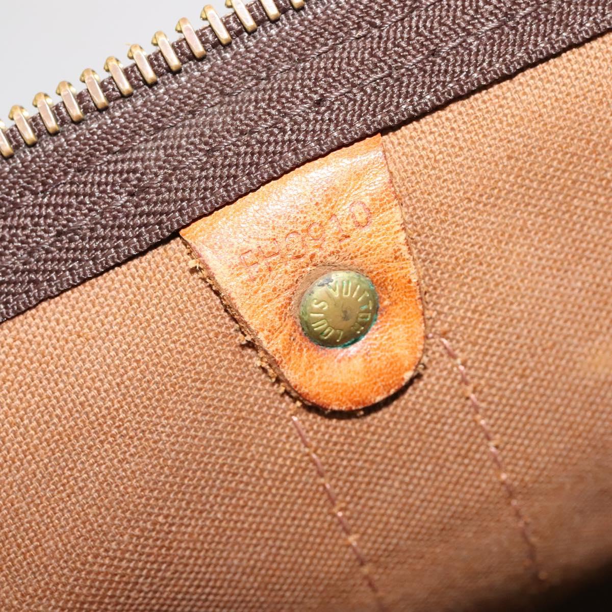 Louis Vuitton Keepall Bandoulière 60, Brown, Canvas, travel