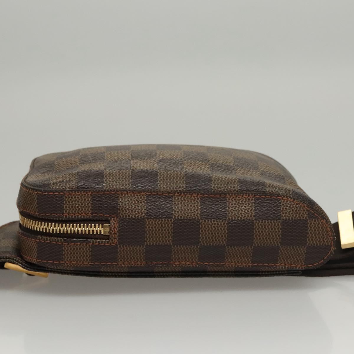 Louis Vuitton Geronimos, Brown, Canvas, clutch