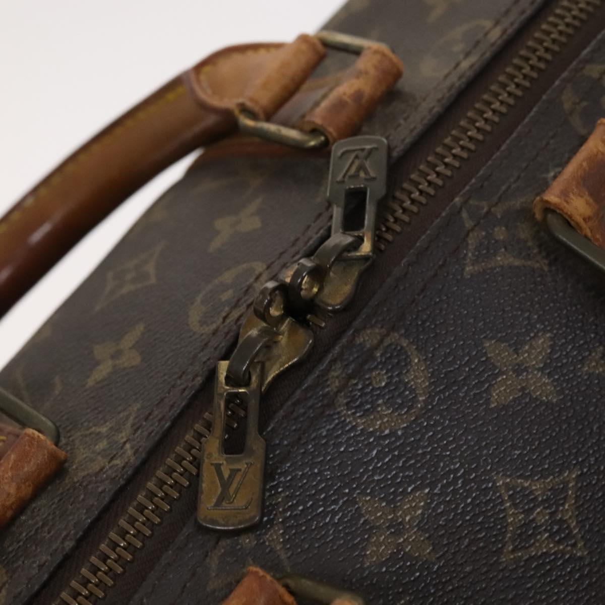 Louis Vuitton Keepall 45, Brown, Canvas, travel