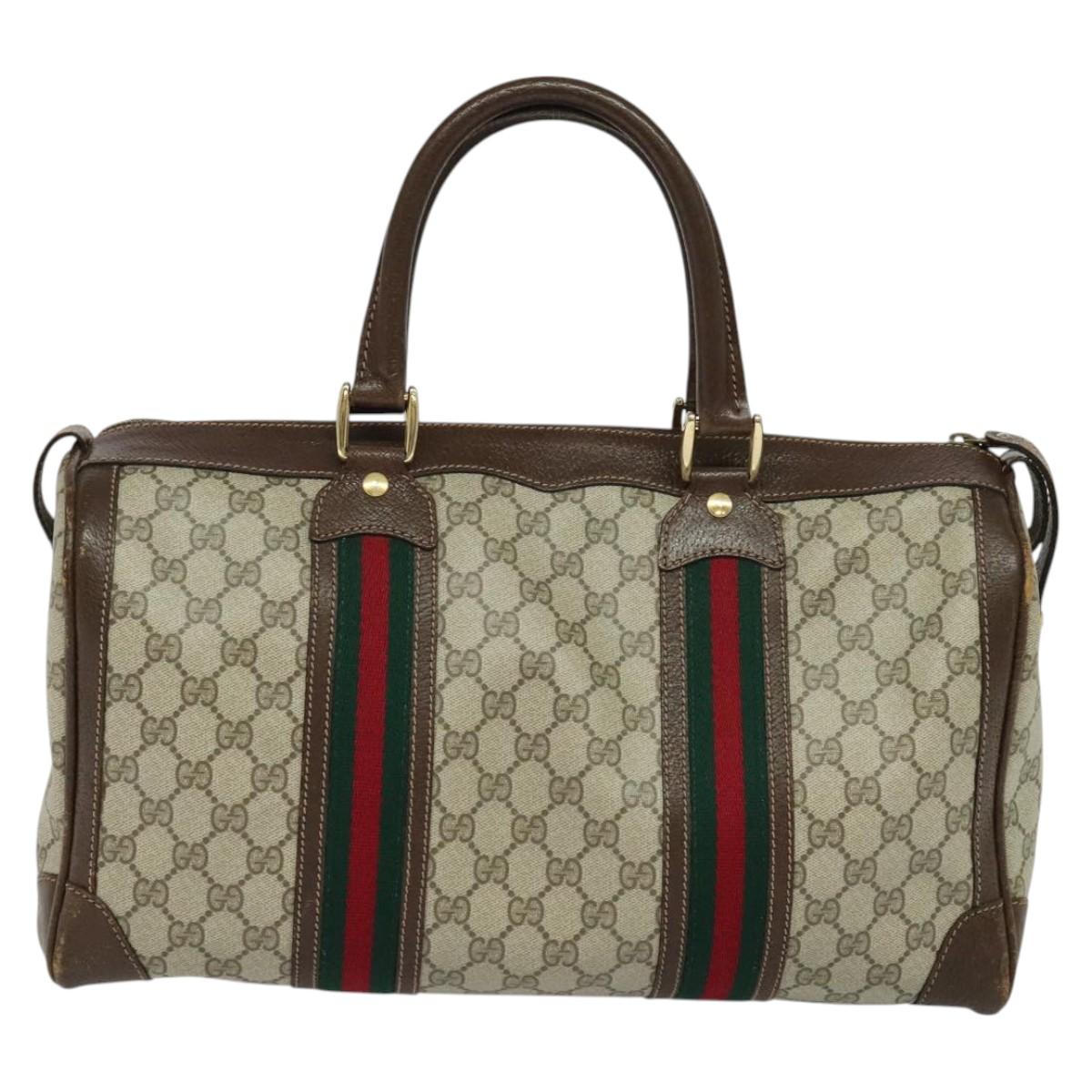Gucci Ophidia, Beige, Canvas, handbag