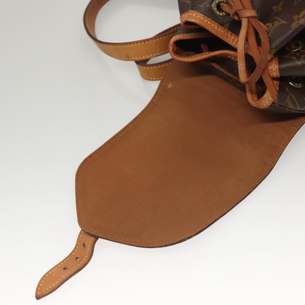 Louis Vuitton Montsouris MM, Brown, Canvas, backpack